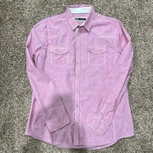BKE Men’s Long Sleeve Snap Western Style Shirt Size XL